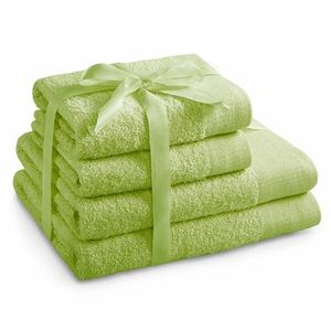 AmeliaHome Set de prosoape Amari verde deschis, 2 buc. 50 x 100 cm, 2 buc. 70 x 140 cm imagine