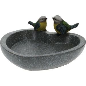 Fântână pentru de păsări Inimă, 21 x 21 x 9, 5 cm, polystone imagine