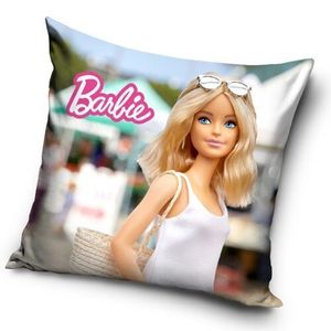 Față de pernă Barbie Păpușa Barbie din Barbieland, 40 x 40 cm imagine