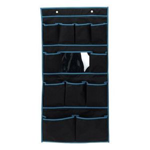 Organizator suspendat cu compartimente Redcliffs 45 x 90 cm, negru imagine