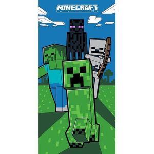 Prosop pentru copii Minecraft Mobi Attack , 70 x140 cm imagine