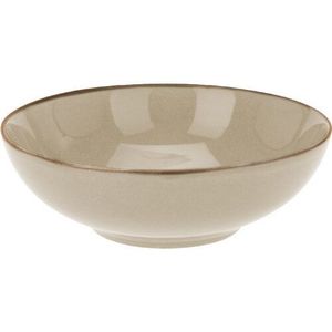 Farfurie de gresie ceramică Glaze, diametrul 24, 5 cm, bej imagine