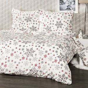 Lenjerie micro-flanelă 4Home Snowflakes, 140 x 200 cm, 70 x 90 cm imagine