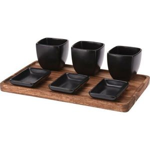 Set de servit Acacia Black, 7 piese imagine