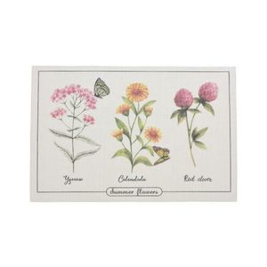 Suport farfurie Summer flowers Calendula, 45 x 30 cm , set de 4 buc. imagine