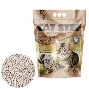 Litiera aglomerantă Cat Step Tofu Original 2, 7 kg, 6 l imagine