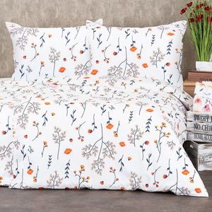 Lenjerie de pat 4Home Floret, din bumbac, 140 x 220 cm, 70 x 90 cm, 140 x 220 cm, 70 x 90 cm imagine