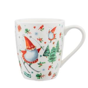 Altom Cană de porțelan Winter Gnomes 400 ml imagine