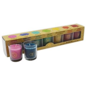 Set lumânări aromate Arome Balanced Chakra, 7 buc, imagine