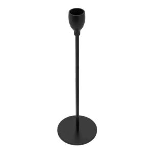 Altom Suport de lumânări din metal negru, 23 cm, 23 cm imagine