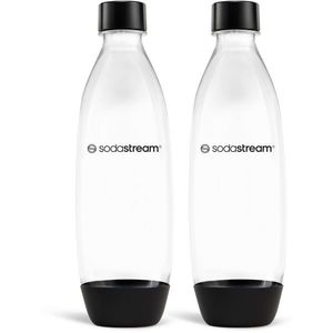 Sticlă Sodastream Fuse Black 2x 1 l, lavabile în mașina de spălat vase imagine