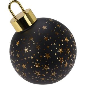 Crăciun LED ornament Xmas Ball negru, diametru 15cm imagine