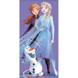 Prosop pentru copii Ice Kingdom Elsa Anna și Olaf, 70 x 140 cm imagine