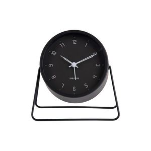 Ceas cu alarmă Karlsson 5952BK de design 13 cm , negru imagine