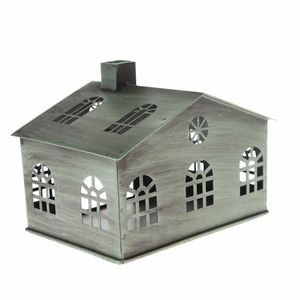 Suport de lumânări din metal Rustik House, 16 x 12x 10 cm imagine