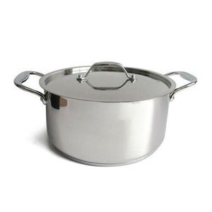 Cratiță din inox Kitchisimo cu capac Chef, 5 l, 24 cm imagine