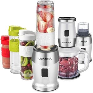 Blender multifuncțional Concept SM3391 FreshNutri 700 W + 2 x 570 ml + 400 ml sticle, alb, alb imagine