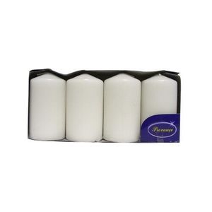 Provence Candle cilindru alb, 5 x 9 cm, 4 buc imagine