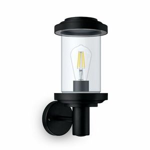 Lampă de perete pentru exterior Philips Listra E27max. 25 W fără sursă, negru imagine