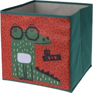 Cutie de depozitare Hatu Kids Jungle, crocodil, 30x 30 x 30 cm imagine