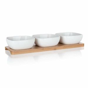 Set boluri Banquet BRILLANTE Bamboo, 33 x 9, 7 x 4, 7 cm imagine