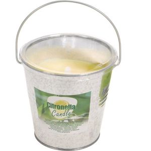 Lumânare repelentă Citronella, în recipient din tablă, 160 grame imagine