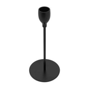 Altom Suport de lumânări din metal negru, 18 cm, 18 cm imagine