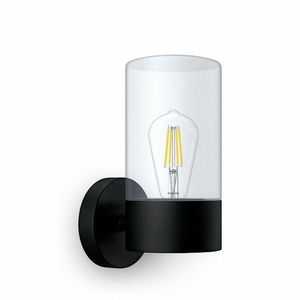 Lampă de perete pentru exterior Philips FlareonE27 max. 25 W fără sursă, negru imagine