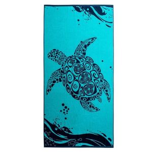 Prosop de plajă DecoKing Turtle , 90 x 180 cm imagine