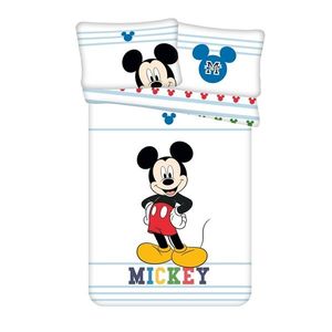 Lenjerie de pat pentru copii MickeyColors baby, 100 x 135 cm, 40 x 60 cm imagine