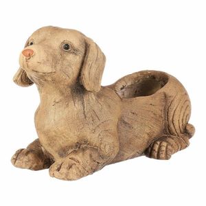 Cutie de flori Dachshund, ceramică MgO, 36 x 17 x21 cm imagine