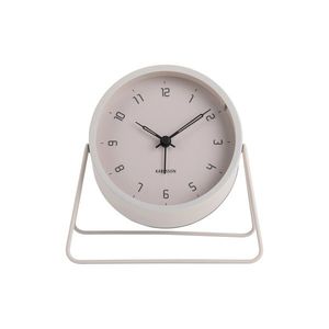 Ceas cu alarmă Karlsson 5952WG de design 13 cm , gri imagine