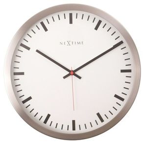 Ceas de perete Nextime 2520 Stripe White imagine