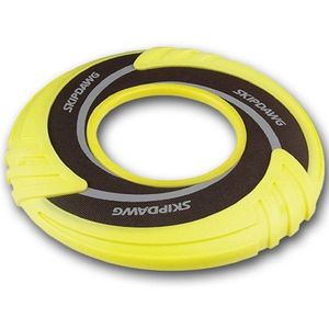 GiGwi Farfurie zburătoare pentru câini SkipdawgDuroflex Disc galben, diametru 23 cm imagine