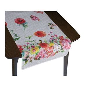 Traversă de masă Bellatex Flowers roz , 40 x 135 cm imagine