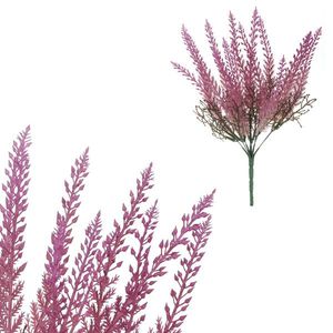 Floare artificială Calluna violet, 35 cm imagine