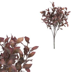 Buxus artificial verde-violet, 33 cm imagine