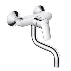 Baterie bucatarie Hansgrohe Logis cu montaj pe perete imagine