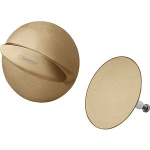 Set ornamente pentru sifon cu preaplin pentru cada Hansgrohe Flexaplus bronz periat imagine