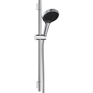 Set de dus Hansgrohe Rainfinity 130 3 tipuri de jet cu bara 60cm furtun 1.6m crom imagine