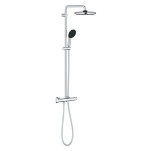 Coloana de dus Grohe Vitalio Start System 250 cu baterie termostatata crom imagine