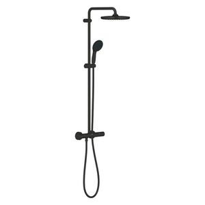 Coloana de dus Grohe Tempesta Cosmopolitan System 250 Cube cu baterie termostatata 101cm matte black imagine