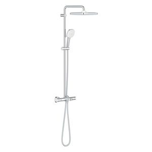 Coloana de dus Grohe Tempesta System 250 Cube cu baterie termostatata 101cm crom imagine