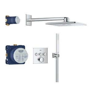 Sistem de dus incastrat Grohe Precision SmartControl Vitalio SmartActive 310 Cube crom imagine