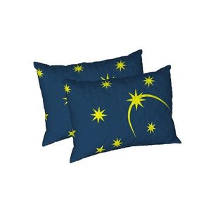 Set 2 perne Moon Night, microfibra matlasata Alcam, 50X70 cm imagine