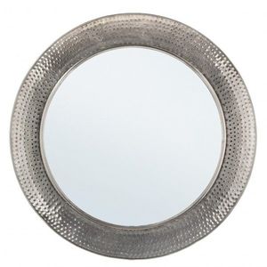 Oglinda decorativa, Adara Nickel, Bizzotto, 80 cm, otel imagine