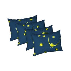 Set 4 perne Moon Night, microfibra matlasata Alcam, 50x70 cm imagine