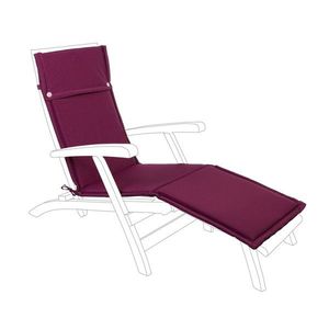 Perna pentru sezlong Poly180, Bizzotto, 176 x 50 cm, poliester impermeabil, bordo imagine