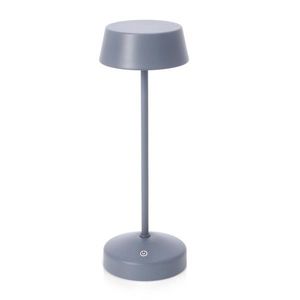 Lampa LED de exterior Esprit, Bizzotto, 11x33 cm, cu baterie reincarcabila, otel acoperit cu pulbere, albastru imagine