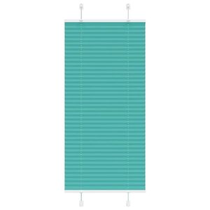 vidaXL Jaluză plisată verde petrol 60x150 cm Lățime țesătură 59, 4 cm imagine